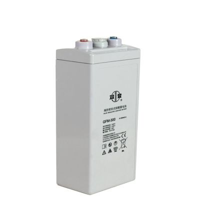 2V300Ah Shuangdeng GFM-300 ソーラーパネルエネルギー貯蔵電源システムのための鉛酸電池