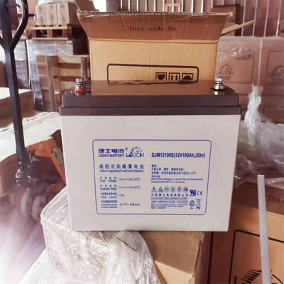 AGM12V100AH ソーラーエネルギー貯蔵とUPS用の鉛酸無保守バッテリー