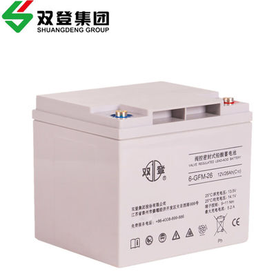 12V26Ah シュアンデング 封印式 6GFM-26 バッテリー 通信と太陽光発電の貯蔵