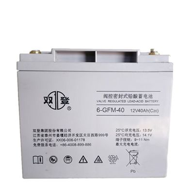 シュアンデング 封印式 再充電可能な 6GFM-40 鉛酸電池 12V40Ah 太陽光発電の蓄電池 パネル パワーシステム