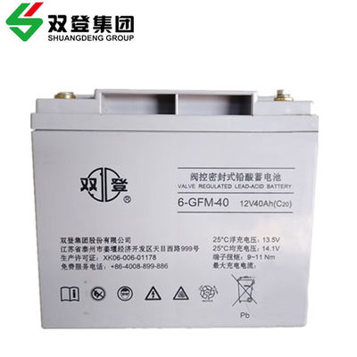 シュアンデング 封印式 再充電可能な 6GFM-40 鉛酸電池 12V40Ah 太陽光発電の蓄電池 パネル パワーシステム
