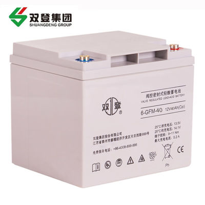 シュアンデング 封印式 再充電可能な 6GFM-40 鉛酸電池 12V40Ah 太陽光発電の蓄電池 パネル パワーシステム