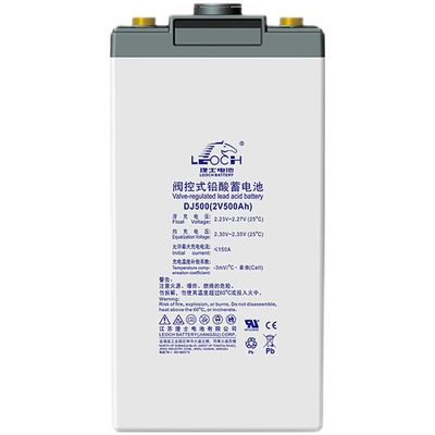 500Ah C10 Leoch バッテリー DJ500 ソーラーエネルギー貯蔵電源システムのための鉛酸バッテリー