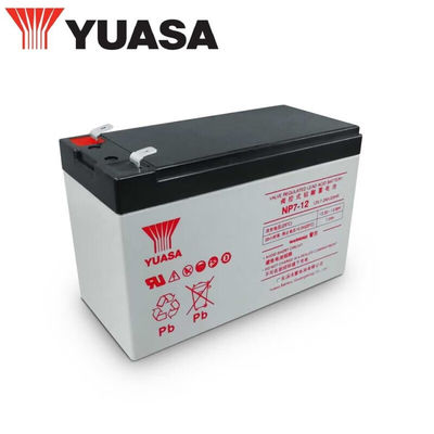 充電可能なユアサ鉛酸電池 NP7-1212V7AH 2.5KG コンピュータルームベースステーション