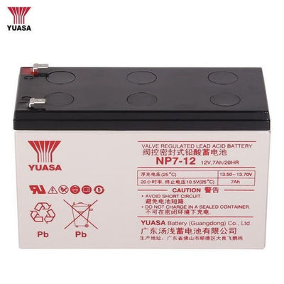 充電可能なユアサ鉛酸電池 NP7-1212V7AH 2.5KG コンピュータルームベースステーション