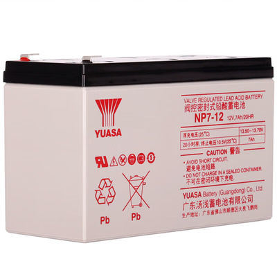 充電可能なユアサ鉛酸電池 NP7-1212V7AH 2.5KG コンピュータルームベースステーション