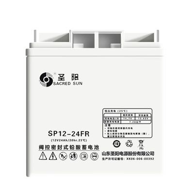 サクラッド・サン SP12-24 製造機器と産業用機械のための鉛酸電池 12V24Ah