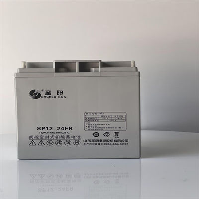 サクラッド・サン SP12-24 製造機器と産業用機械のための鉛酸電池 12V24Ah