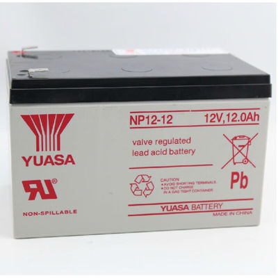 耐久性 Yuasa 鉛酸電池 NP12-1212V12AH 緊急用電源と通信用