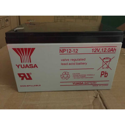 耐久性 Yuasa 鉛酸電池 NP12-1212V12AH 緊急用電源と通信用