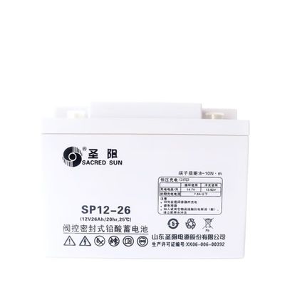 サクラッド・サン SP12-26 鉛酸電池 12V26Ah UPS ソーラーエネルギー貯蔵電源システム