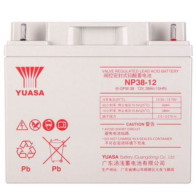 AGM バッテリー NP38-1212V38Ah 通信用 電源照明・太陽光発電用