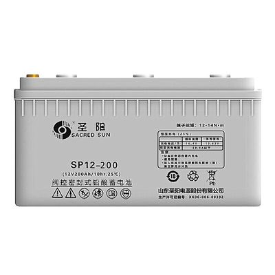 電力通信 エッセンシャル 聖なる太陽再生 SP12-200 風力システム用のバッテリー