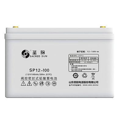 330mm 長さ 聖なる太陽 封印 SP12-100 鉛酸電池 12V100Ah UPS 電源システム