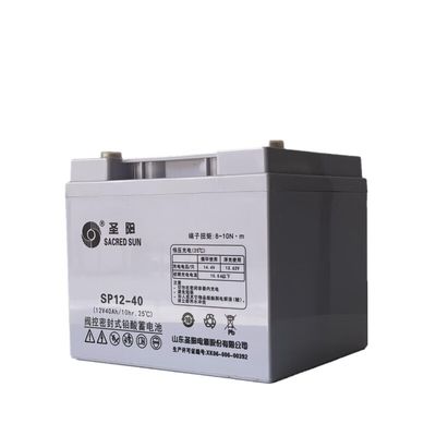 165mm 幅 サクラッド・サン SP12-40 通信システム用の鉛酸電池 12V40Ah