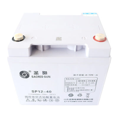 165mm 幅 サクラッド・サン SP12-40 通信システム用の鉛酸電池 12V40Ah