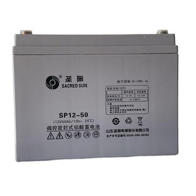 ソーラーエネルギー貯蔵システムのための強力なサクラッドサン SP12-50鉛酸電池 12V50Ah