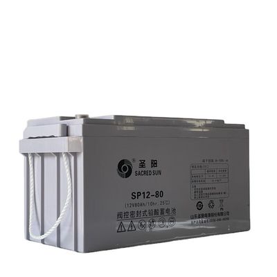サクラッド・サン リチャージ可能な鉛酸電池 12V80Ah UPS電源と太陽エネルギー貯蔵