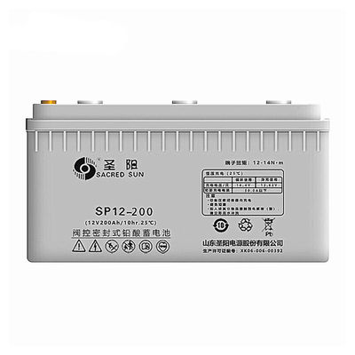 サクラッド・サン SP12-200 12V200Ah 電源アラームシステム用鉛酸電池 幅 mm 234