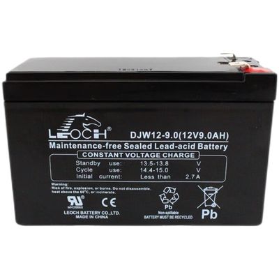 容器素材 ABS レオチ DJW12-9.0 Eps電源のための鉛酸電池 12V9Ah