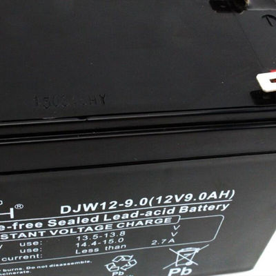 頑丈なABSコンテナ レオック電池 DJW12-9.0 12V9Ah UPS機械室電源システム