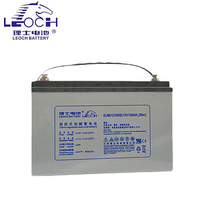 最大充電電流 25A 12V100Ah ソーラーエネルギー貯蔵電源システム用の鉛酸電池
