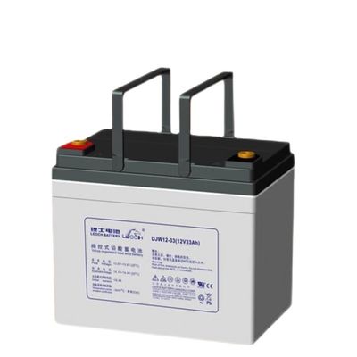 130±1mm 幅 レオック電池 DJW12-33 太陽光発電システム用の鉛酸電池 12V33Ah