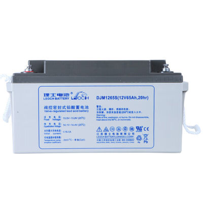 12V65Ah Leoch バッテリー DJM1265S ソーラーエネルギー貯蔵電源システムとUPS電源