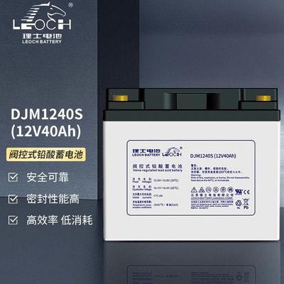 レオック電池 DJM1240S ソーラーエネルギー貯蔵電源システム用 12V40Ah 鉛酸電池